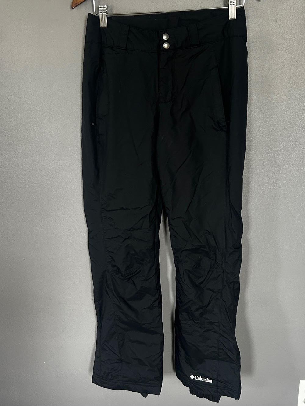 Columbia Black Insulated Snow Ski Pants XS Regular Waterproof Winter
